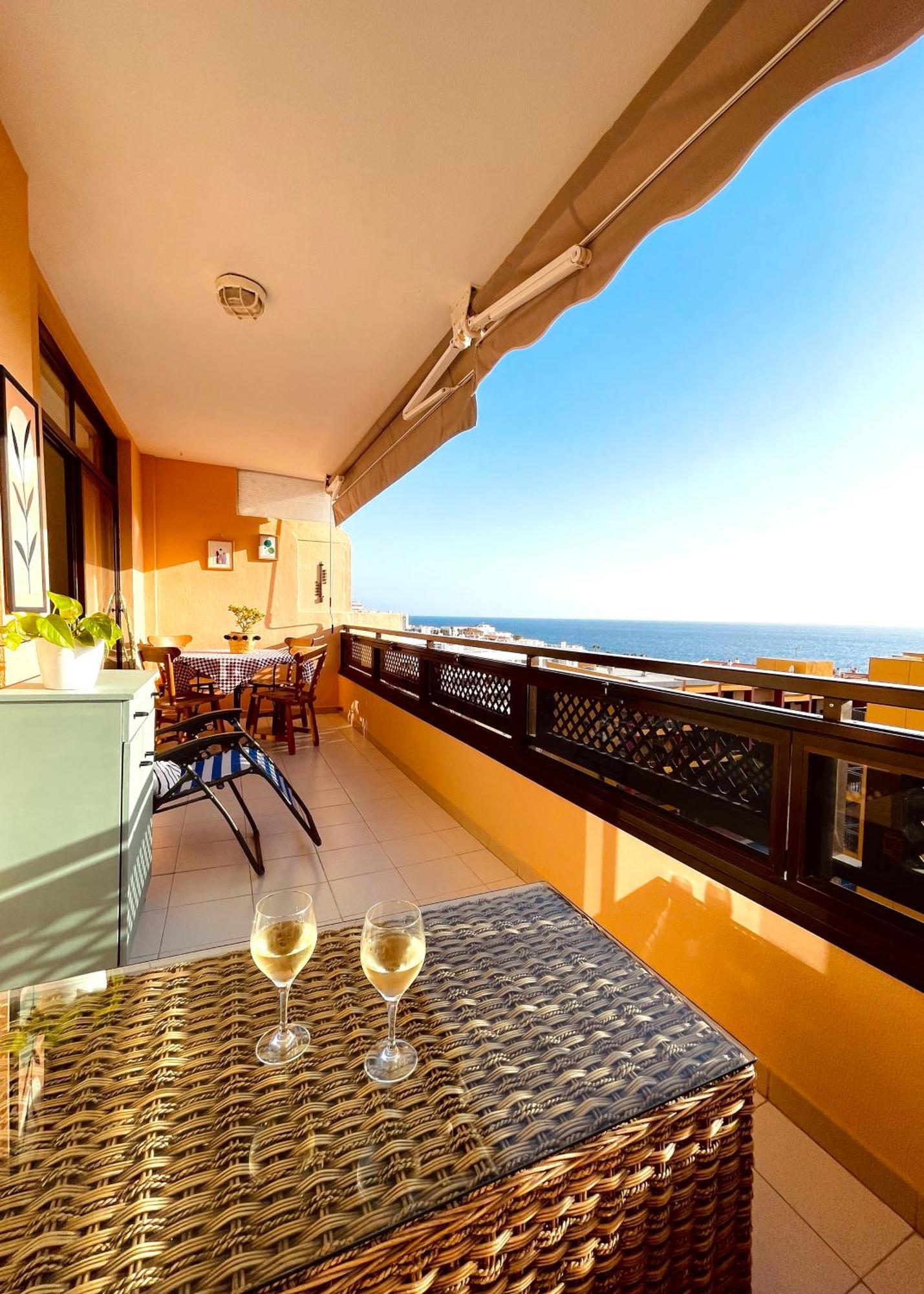 Casa Hugo - Ocean View, Quiet Pool, Fibre Net, Los Gigantes بويرتو دي سانتياغو المظهر الخارجي الصورة